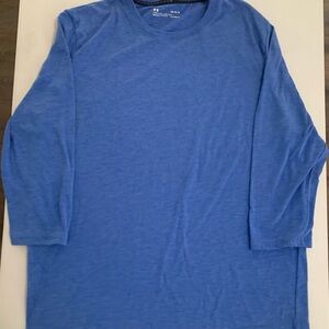 Under Armour Men's Long Sleeve Blue Tee